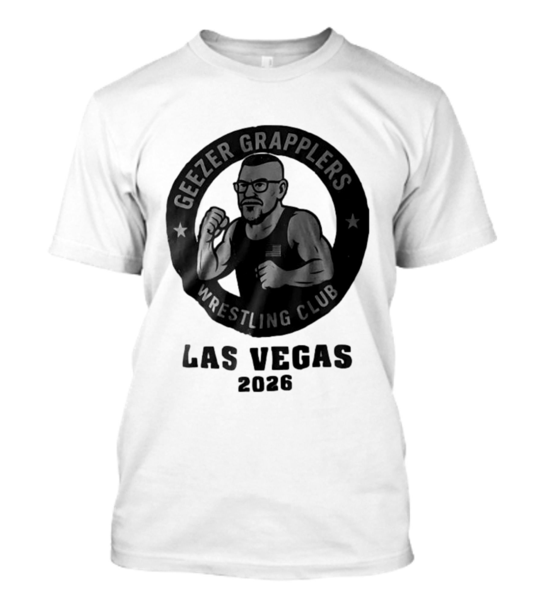 Las Vegas Geezer Grapplers Wrestling Club 2026 T-Shirt