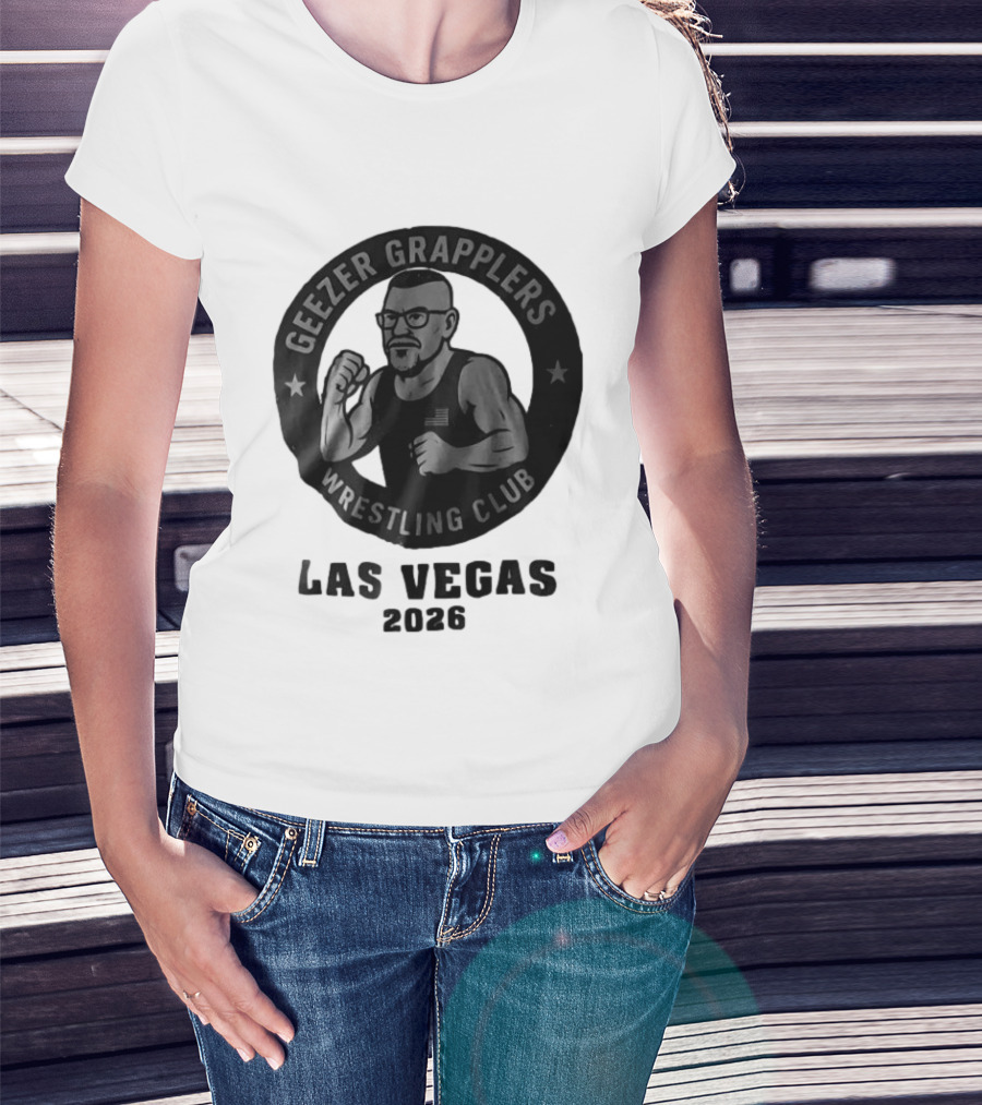 Las Vegas Geezer Grapplers Wrestling Club 2026 T-Shirt