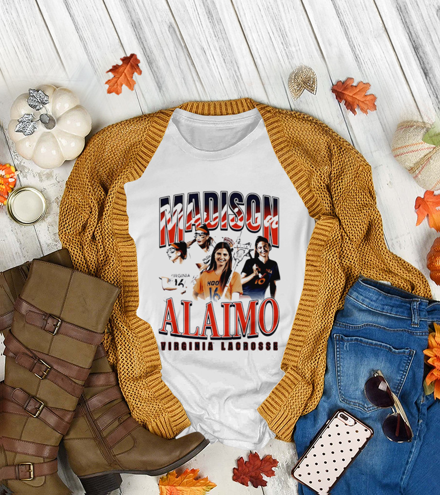 Madison Alaimo Virginia Lacrosse Highlight Player 14 T-Shirt