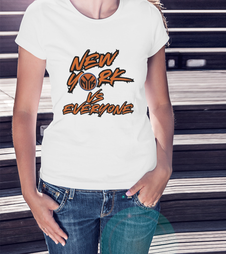 New York Knicks Vs Everyone NY Basketball Rivalry T-Shirt