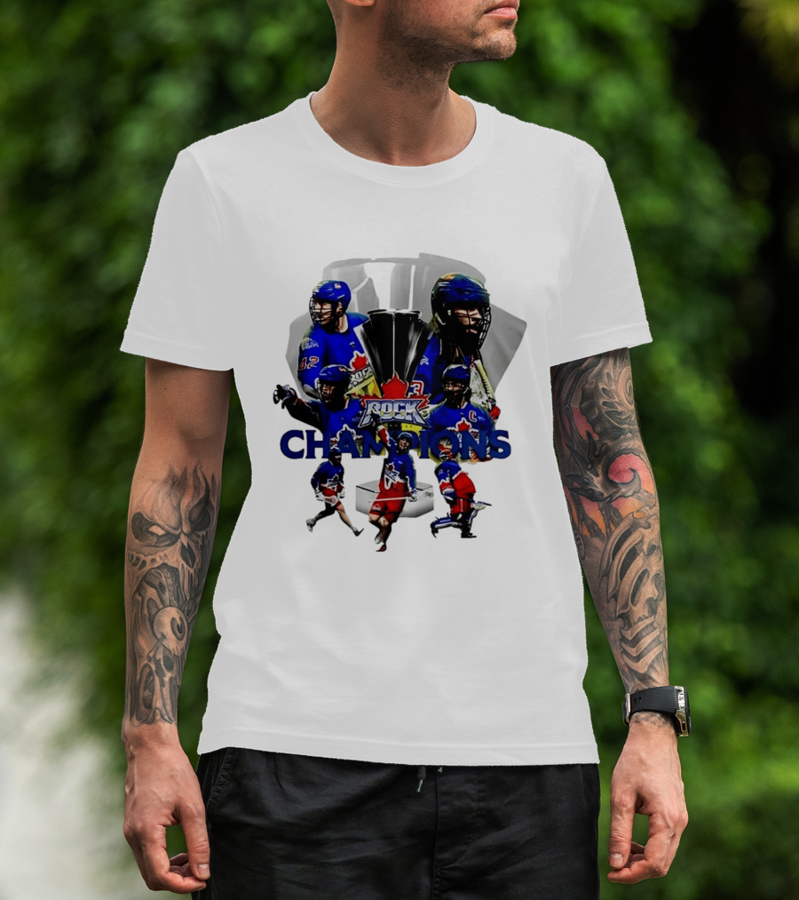 Toronto Rock Lacrosse Champions 2026 National League Victory T-Shirt