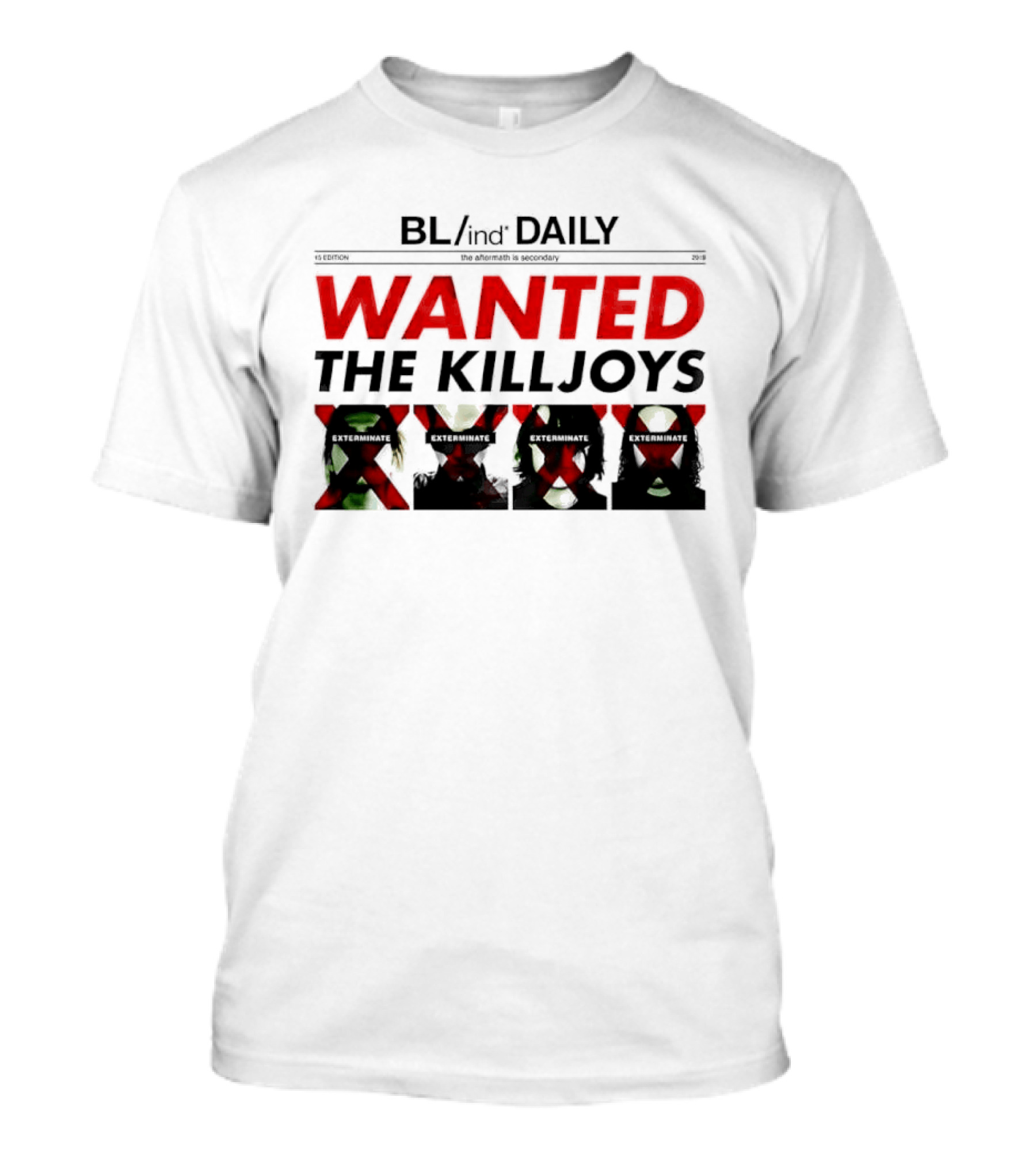 BL/ind Daily Wanted The Killjoys Danger Days Album T-Shirt