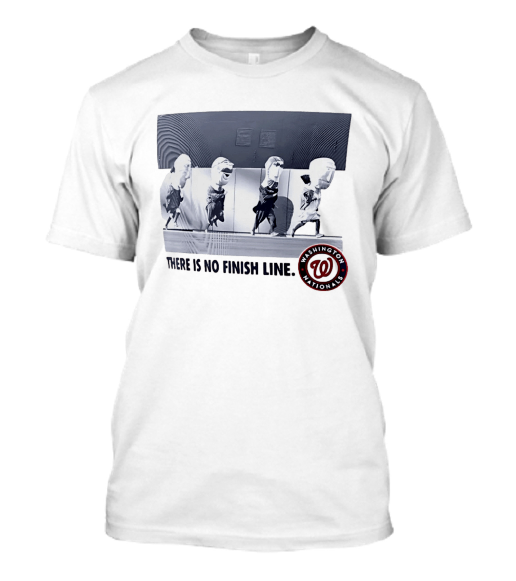 Washington Nationals There Is No Finish Line Racing Presidents T-Shirt