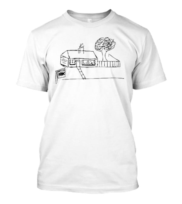 Yak House Paint Drawing Rustic Charm T-Shirt