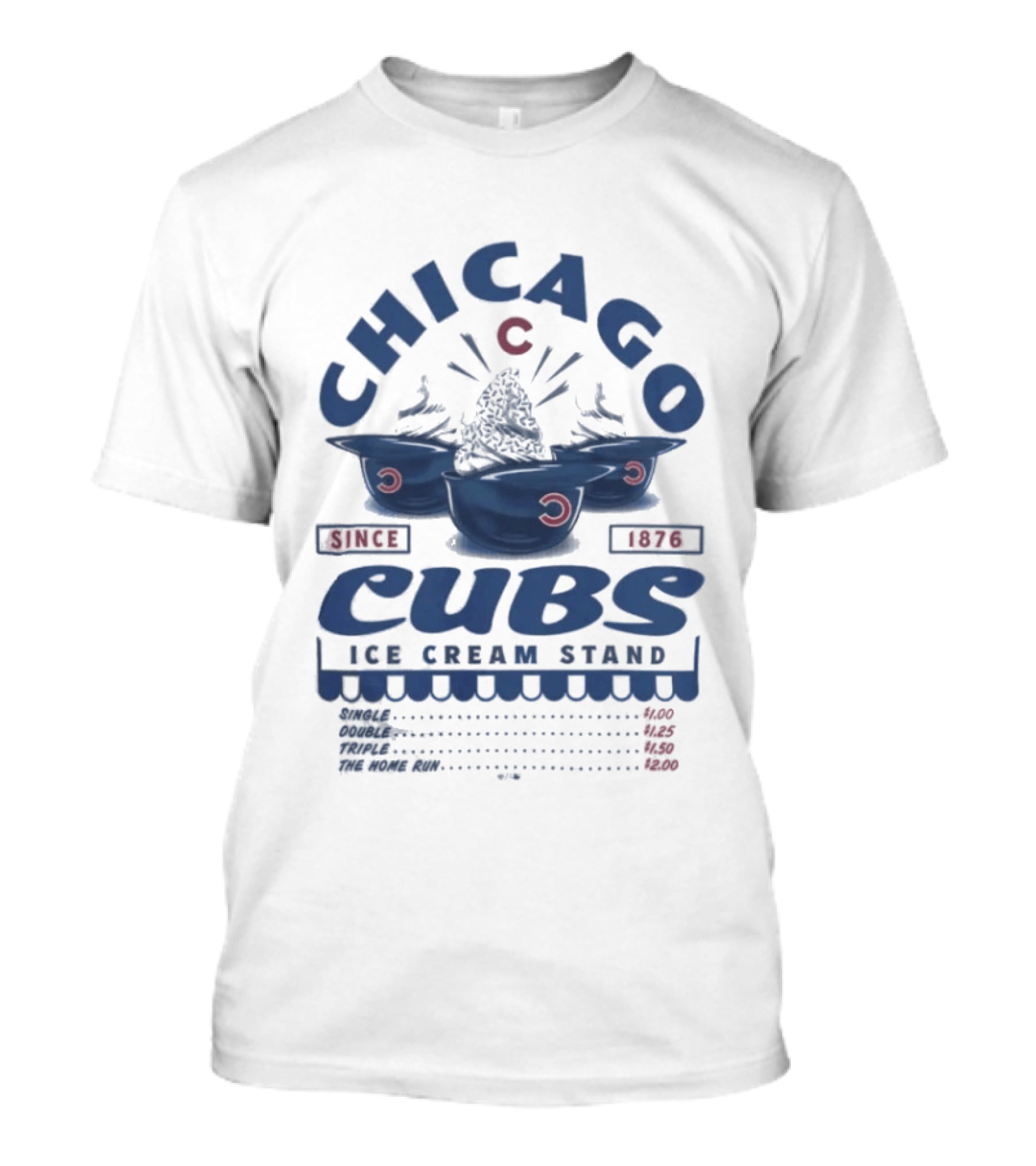Chicago Cubs Ice Cream Stand Since 1876 T-Shirt