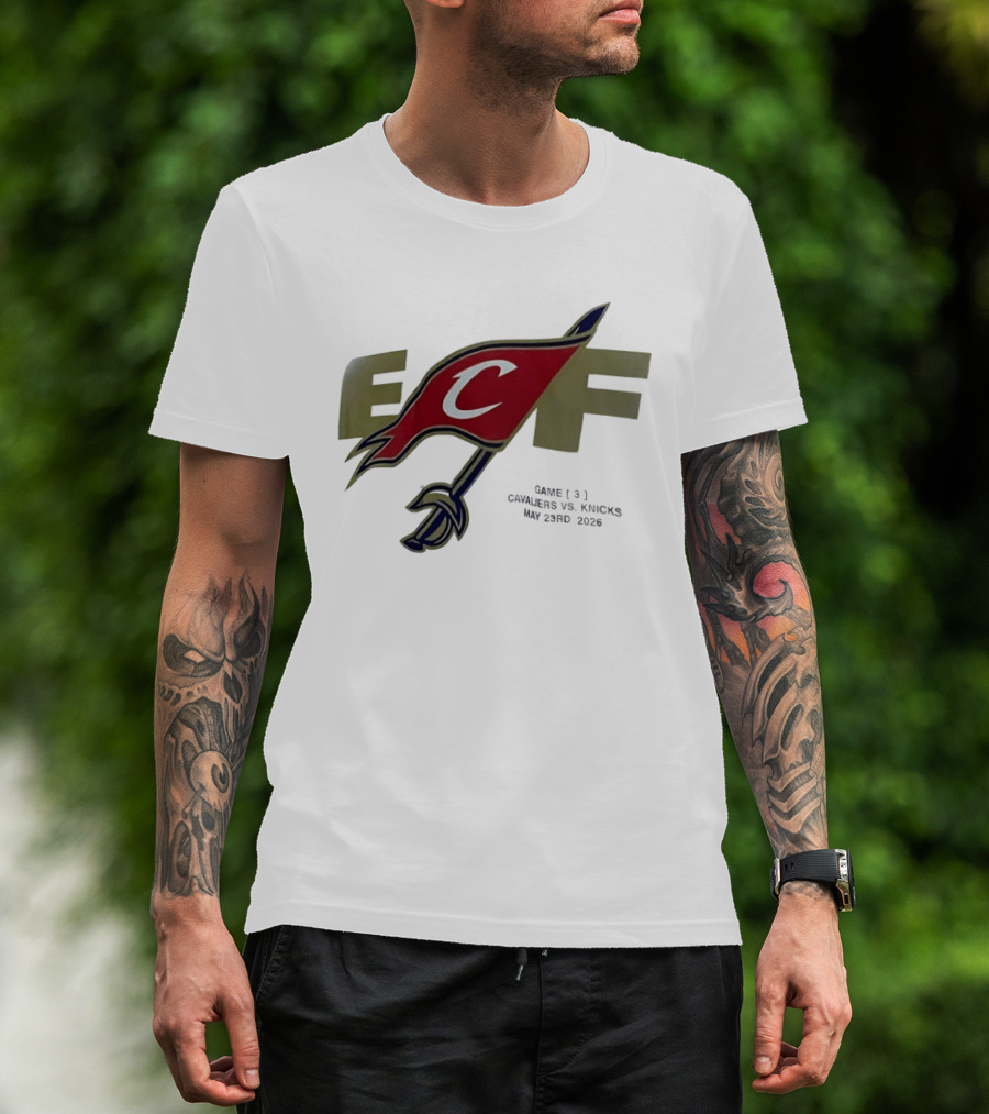 Cleveland Cavaliers ECF Game 3 Cavaliers Vs Knicks May 23rd 2026 T-Shirt
