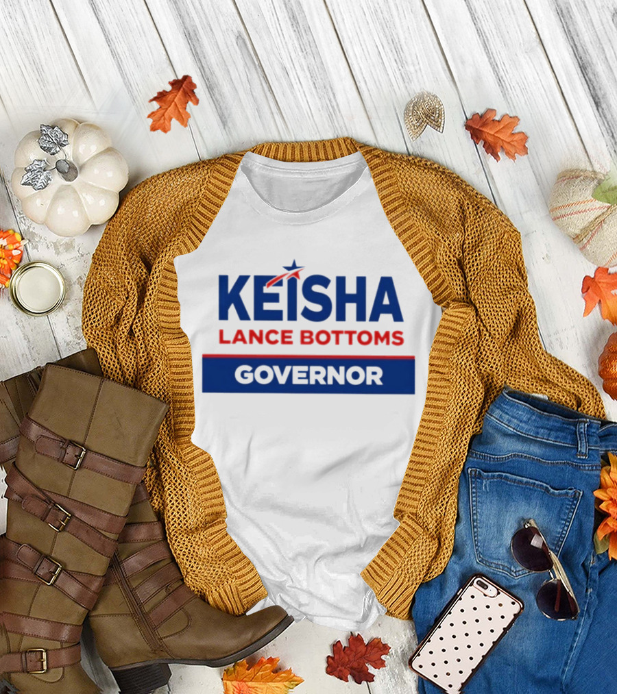 Keisha Lance Bottoms Governor Political Campaign Election Star T-Shirt