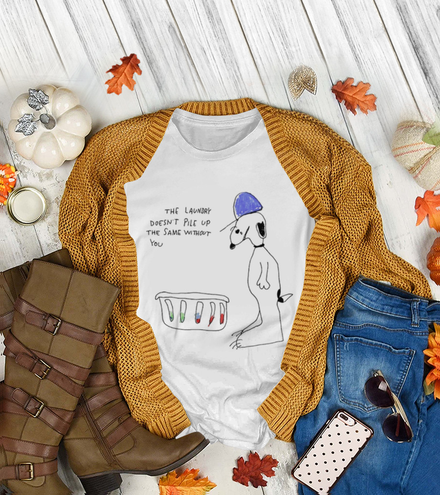 Snoopy The Laundry Doesn't Pile Up The Same Without You T-Shirt