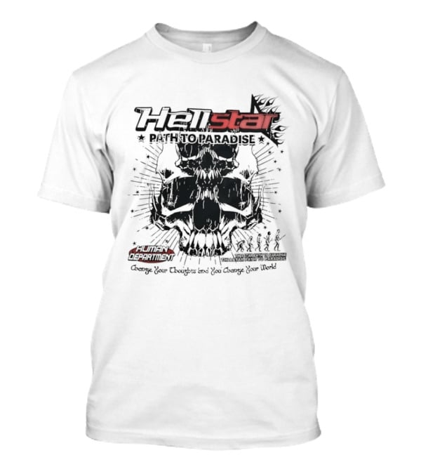 Hellstar Path To Paradise Skulls And Stars Power T-Shirt