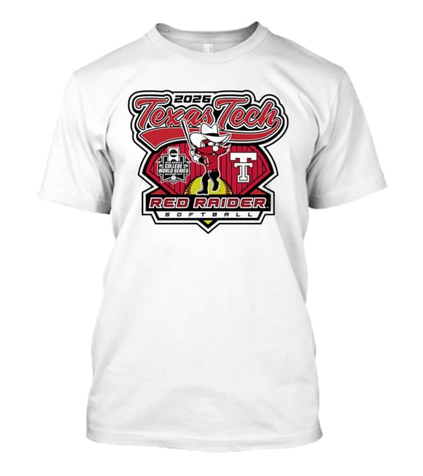 2026 Texas Tech Red Raider Softball WCWS Send It T-Shirt