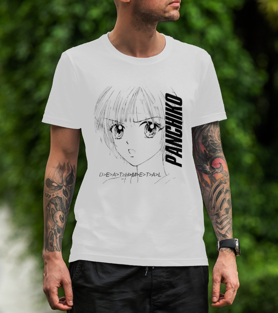 Panchiko Death Metal Manga T-Shirt