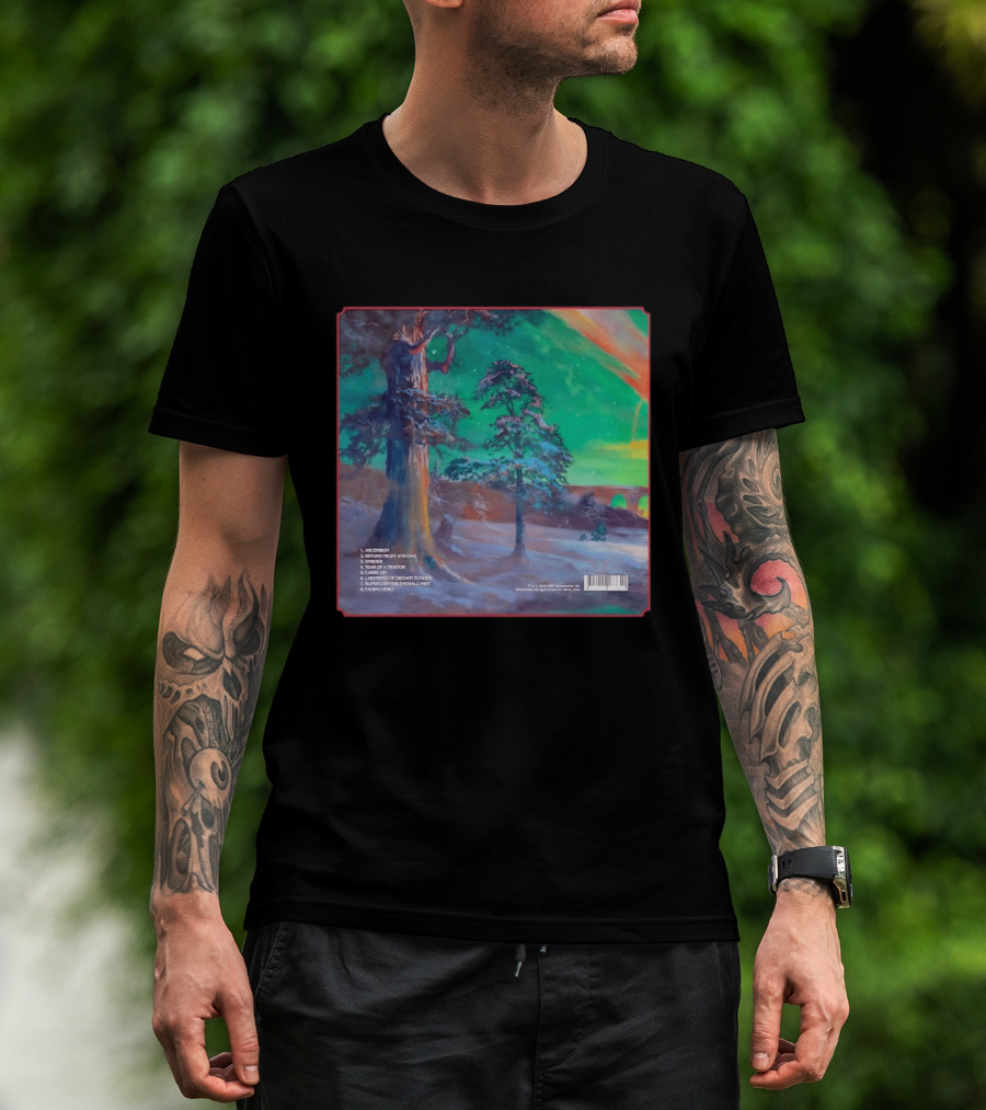 Ascension Beyond Heart And Day Emerald Mist Fading Hero T-Shirt