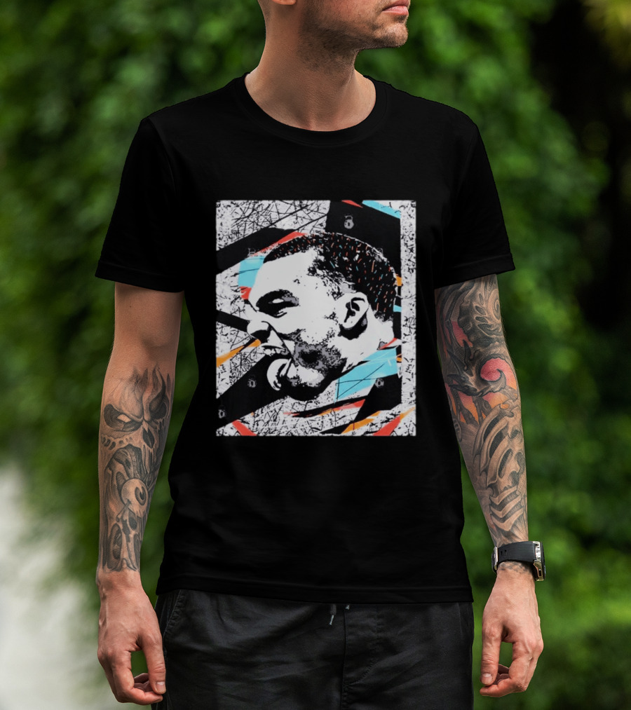 Michael Jordan Chicago Bulls Tongue Expression Urban Graffiti T-Shirt