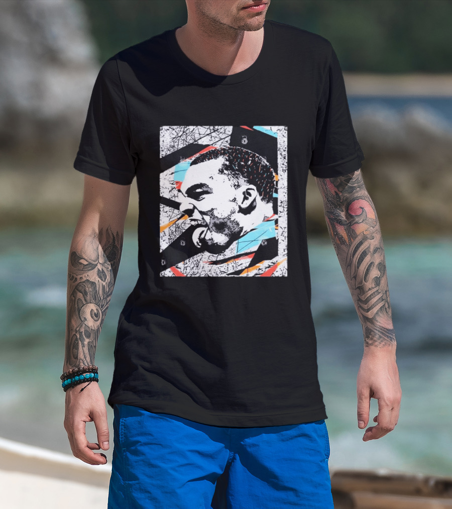 Michael Jordan Chicago Bulls Tongue Expression Urban Graffiti T-Shirt