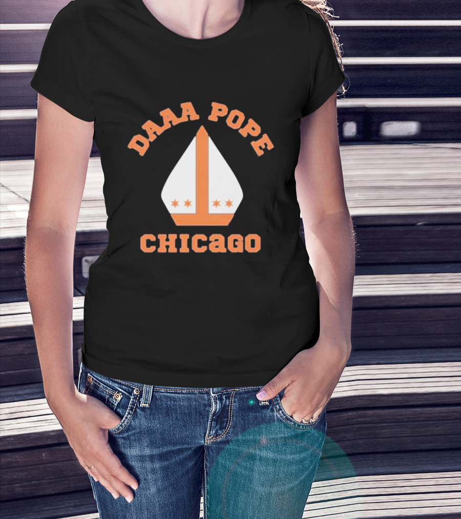 Daaa Pope Chicago Bears Miter Hat Mike Ditka T-Shirt