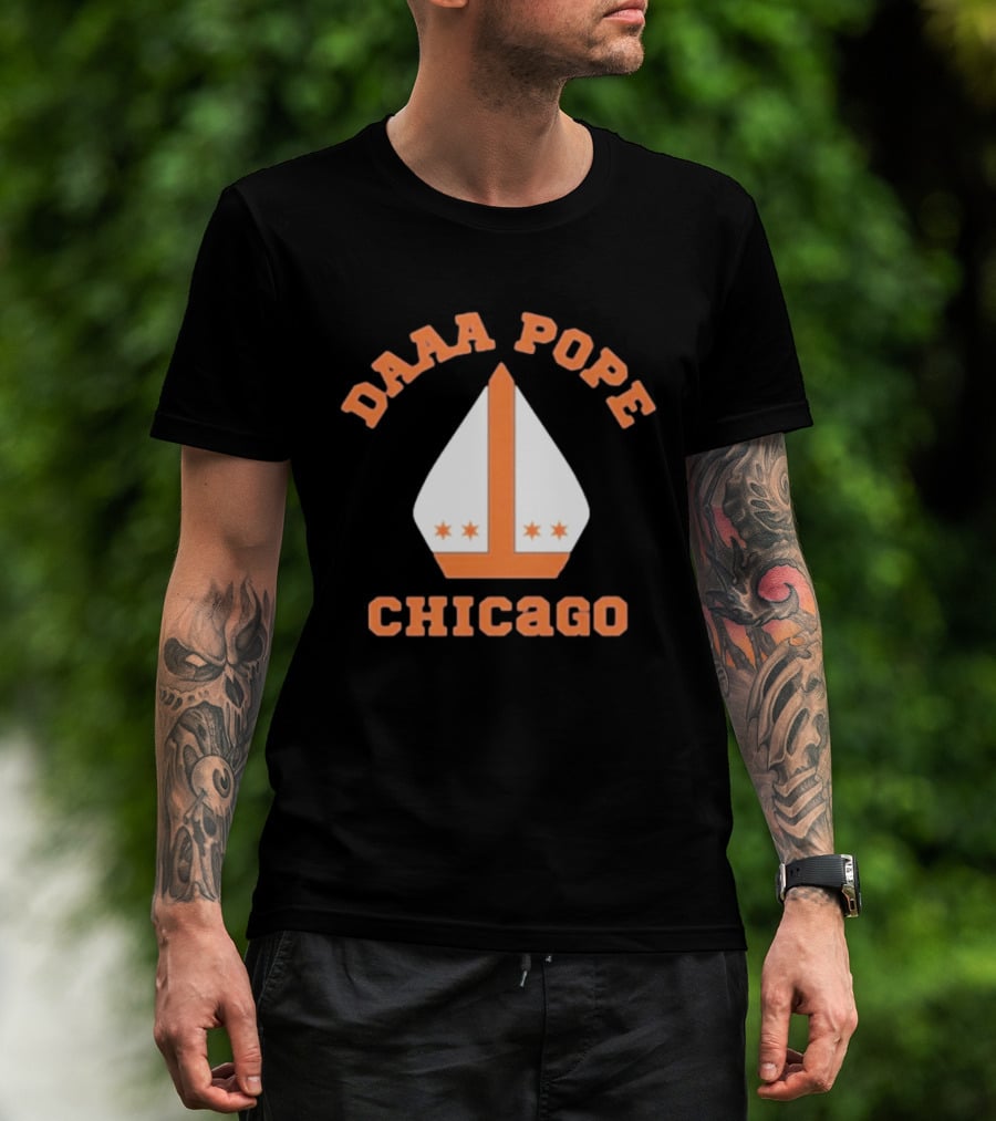 Daaa Pope Chicago Bears Miter Hat Mike Ditka T-Shirt