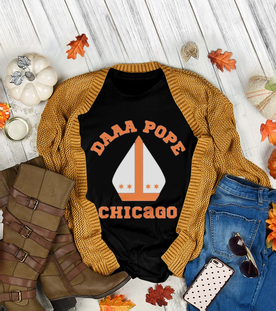 Daaa Pope Chicago Bears Miter Hat Mike Ditka T-Shirt