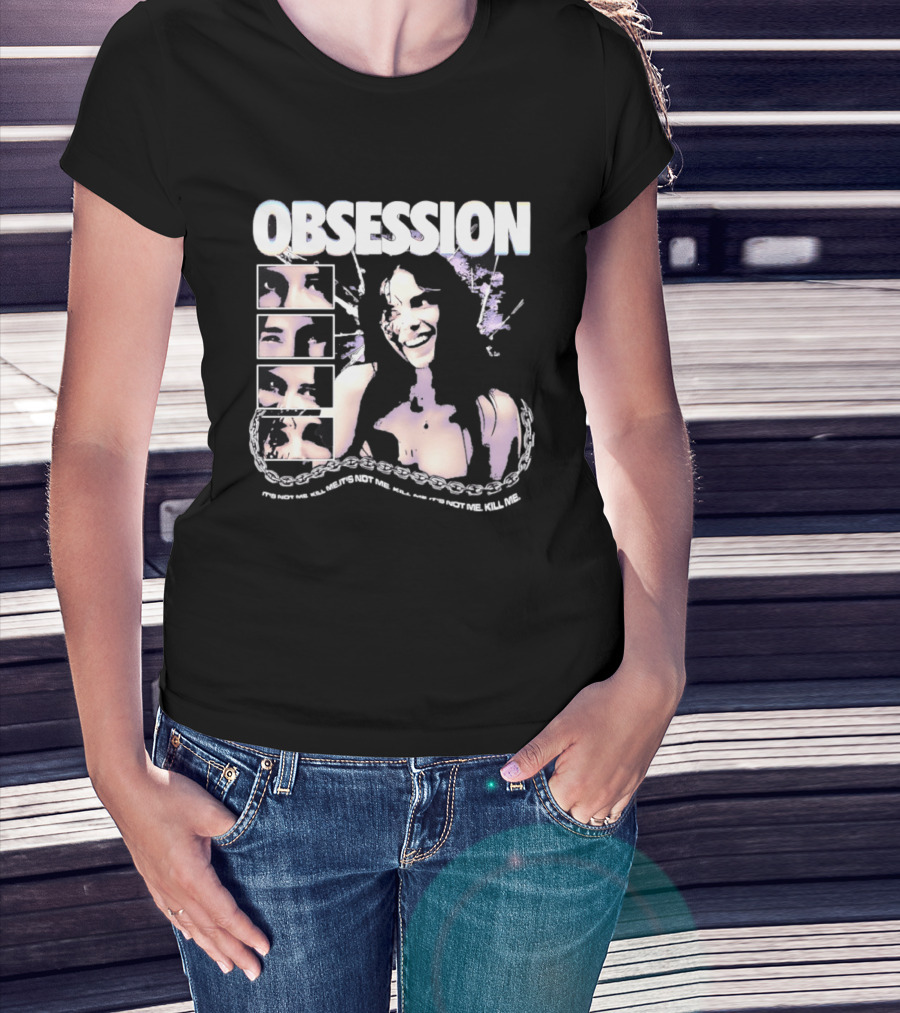 Obsession Horror It's Not Me Kill Me Chain T-Shirt