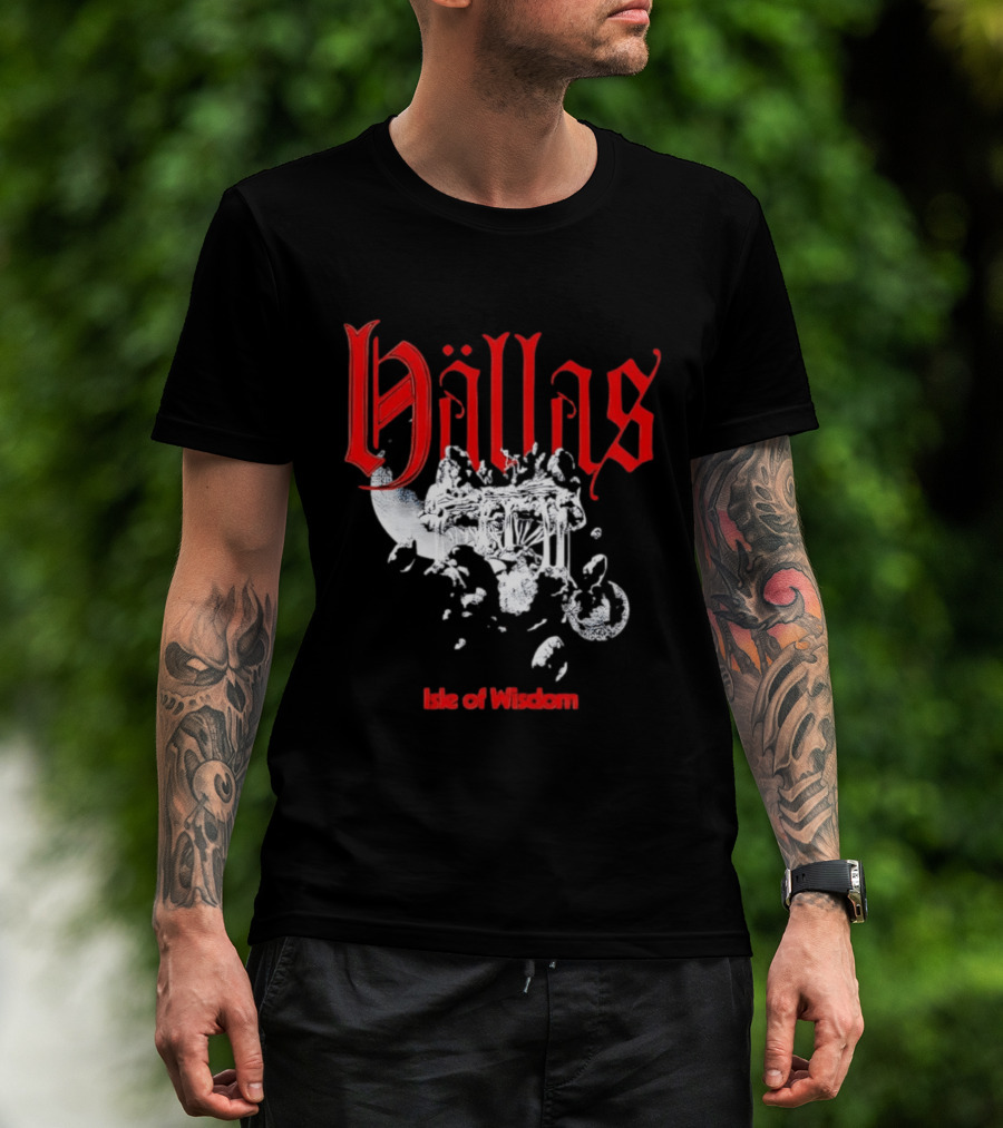 Hallas Isle Of Wisdom Floating Island Fantasy T-Shirt