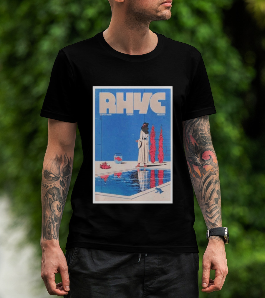 Rhye Zeyzey Poolside May 24 2026 Miami FL Retro Vibe T-Shirt