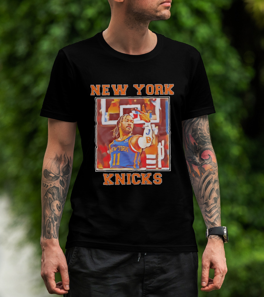 New York Knicks Jalen Brunson 11 JB Player Highlight T-Shirt