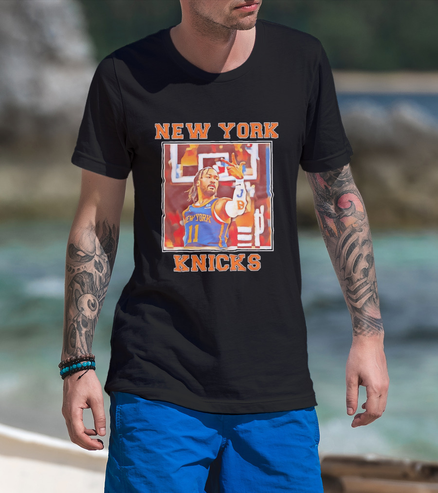 New York Knicks Jalen Brunson 11 JB Player Highlight T-Shirt