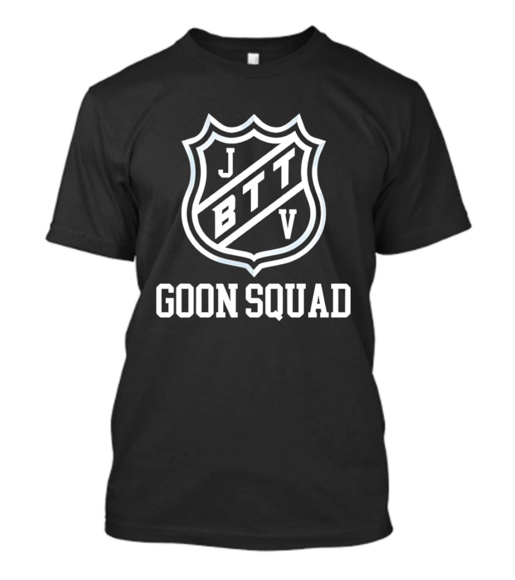 JBTTV Goon Squad Shield Emblem J BTT V T-Shirt