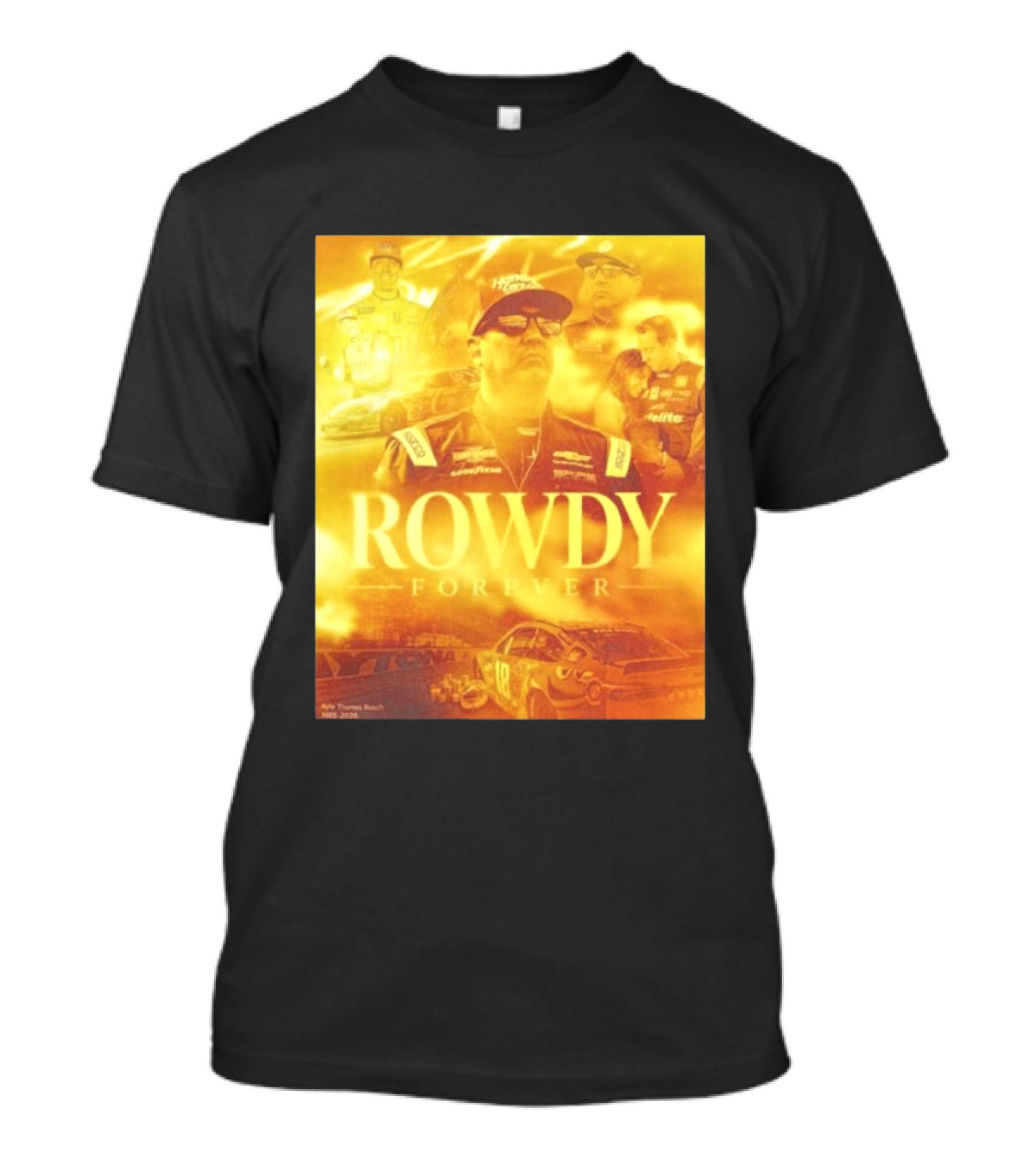 Kyle Busch Rowdy Forever Racing Daytona NASCAR 1985 2026 T-Shirt