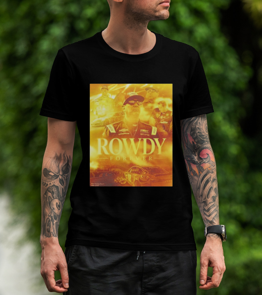 Kyle Busch Rowdy Forever Racing Daytona NASCAR 1985 2026 T-Shirt