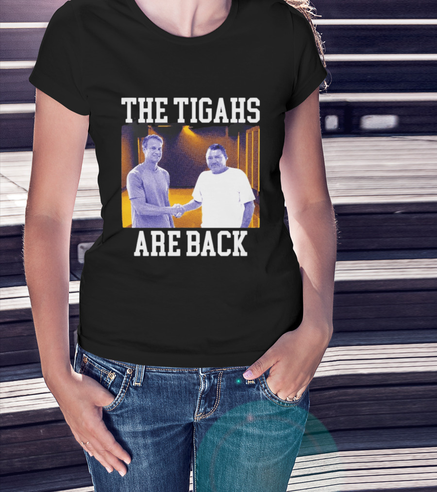 Lane Kiffin Ed Orgeron The Tigahs Are Back LSU Duo Handshake T-Shirt