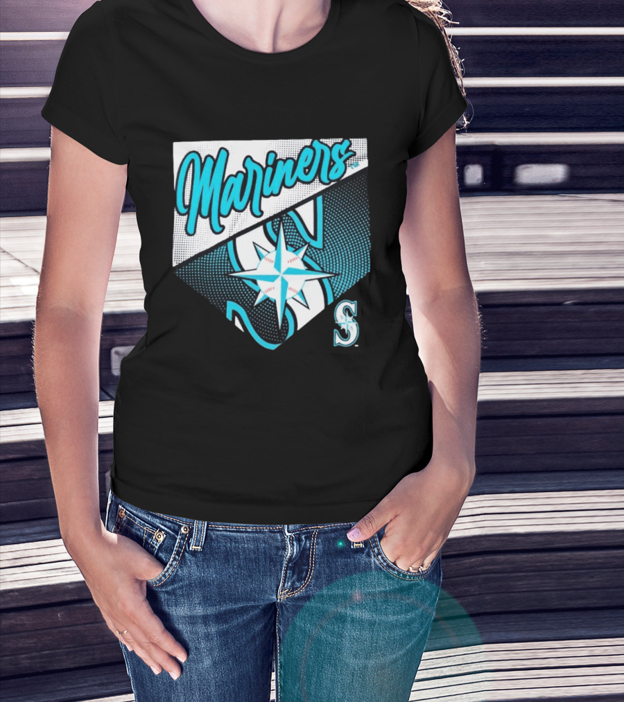 Mariners Compass Baseball Seattle Mariners T-Shirt