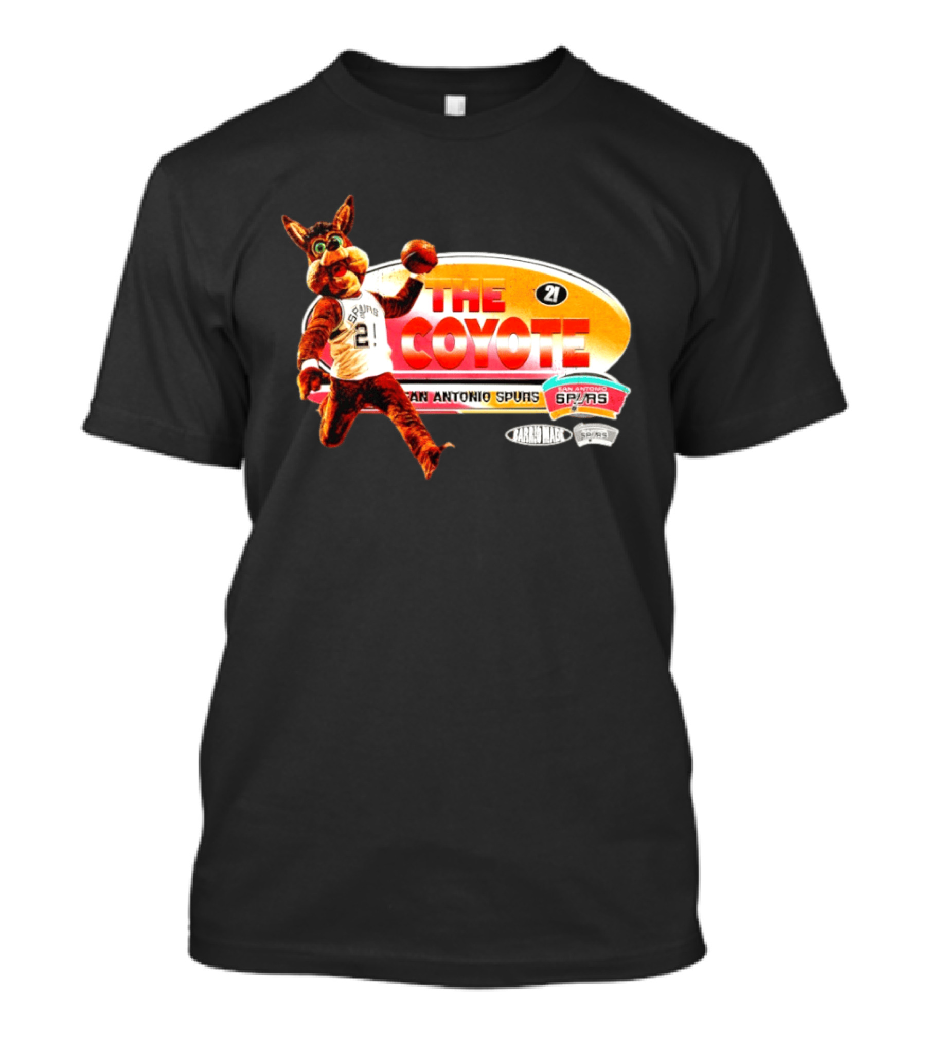 The Coyote 21 San Antonio Spurs Fans Karmanac T-Shirt