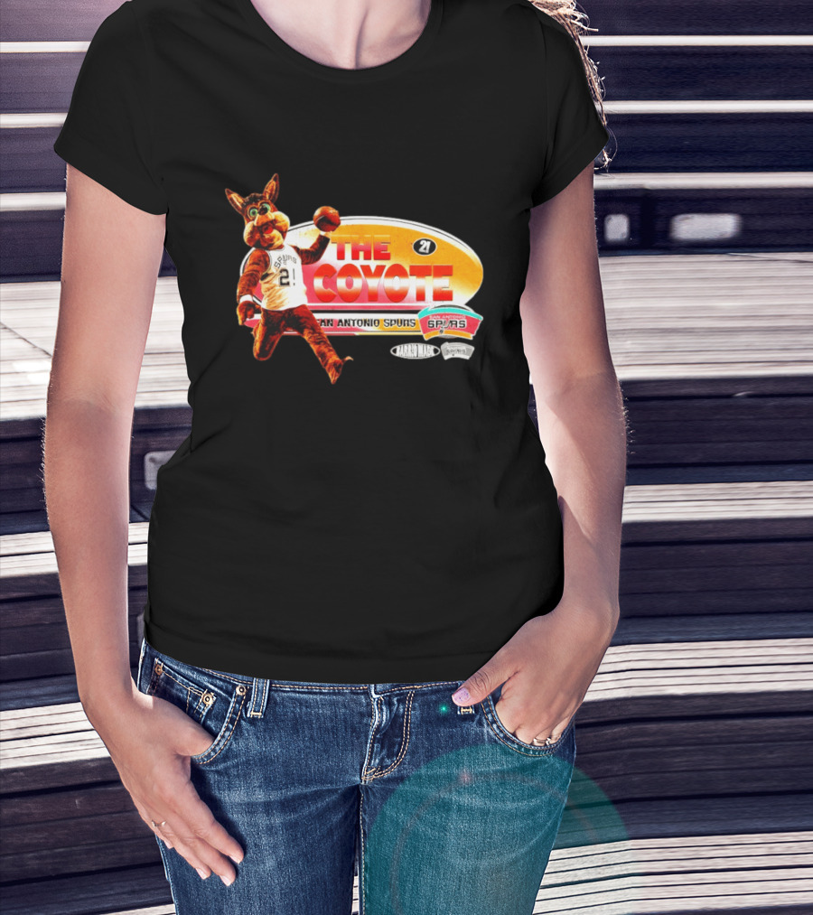 The Coyote 21 San Antonio Spurs Fans Karmanac T-Shirt