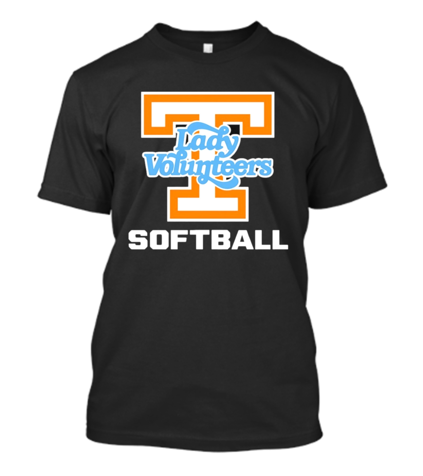University Of Tennessee Lady Volunteers Orange Softball Team T-Shirt