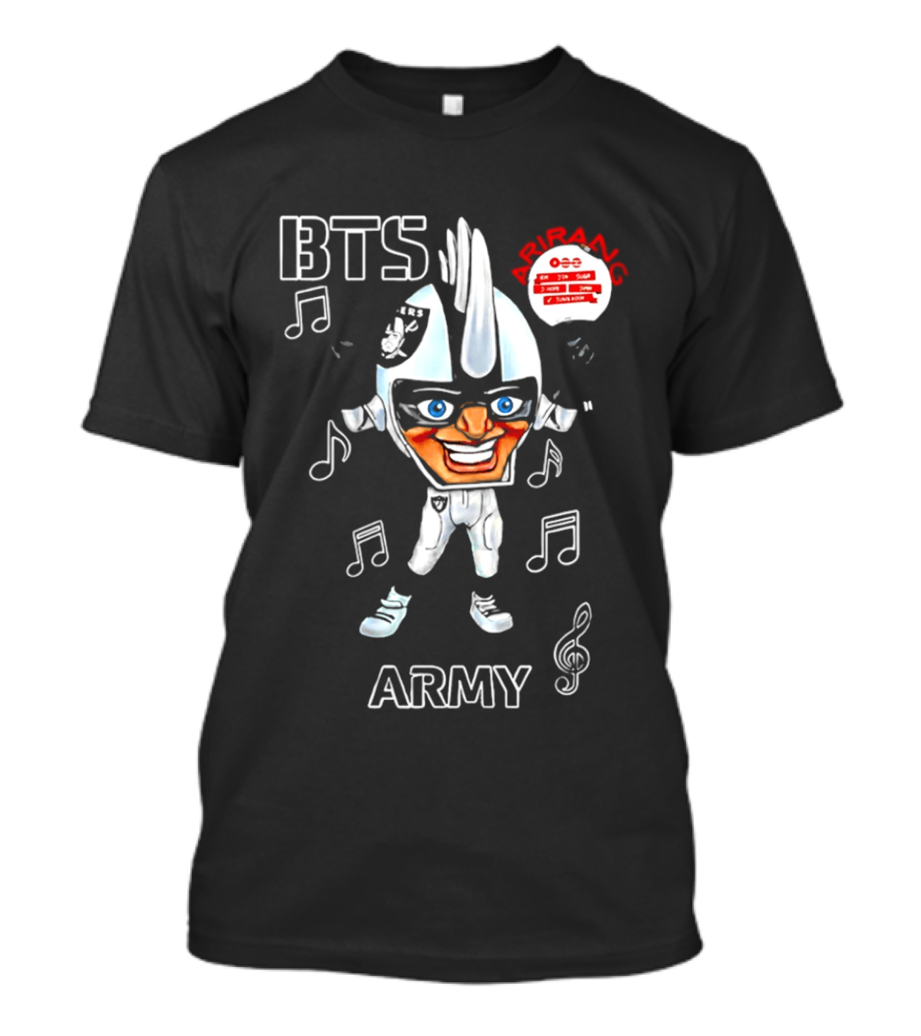 BTS ARMY Las Vegas Raiders World Tour 2026 Arirang T-Shirt