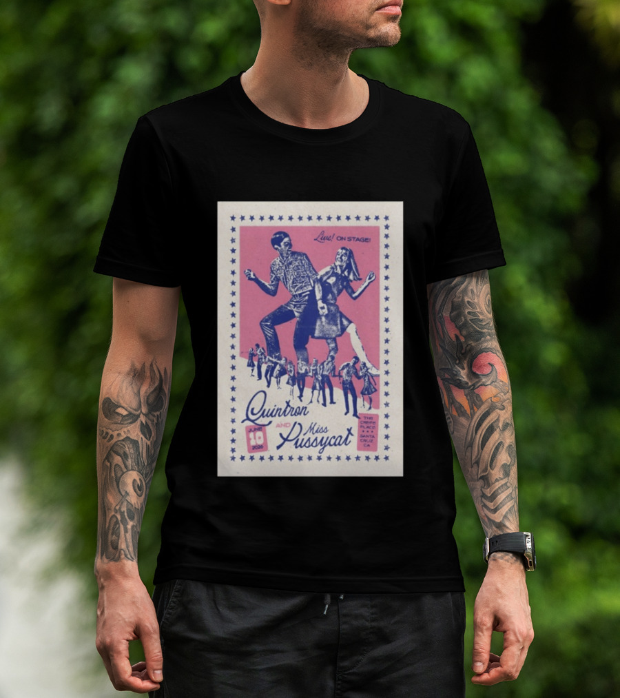 Quintron And Miss Pussycat Live On Stage June 10 2026 Santa Cruz CA Tour T-Shirt