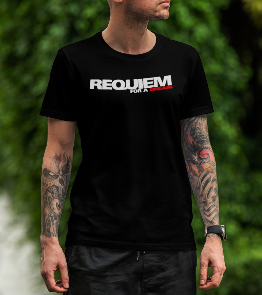 Requiem For A Dream Movie Distressed Vintage Cinema T-Shirt
