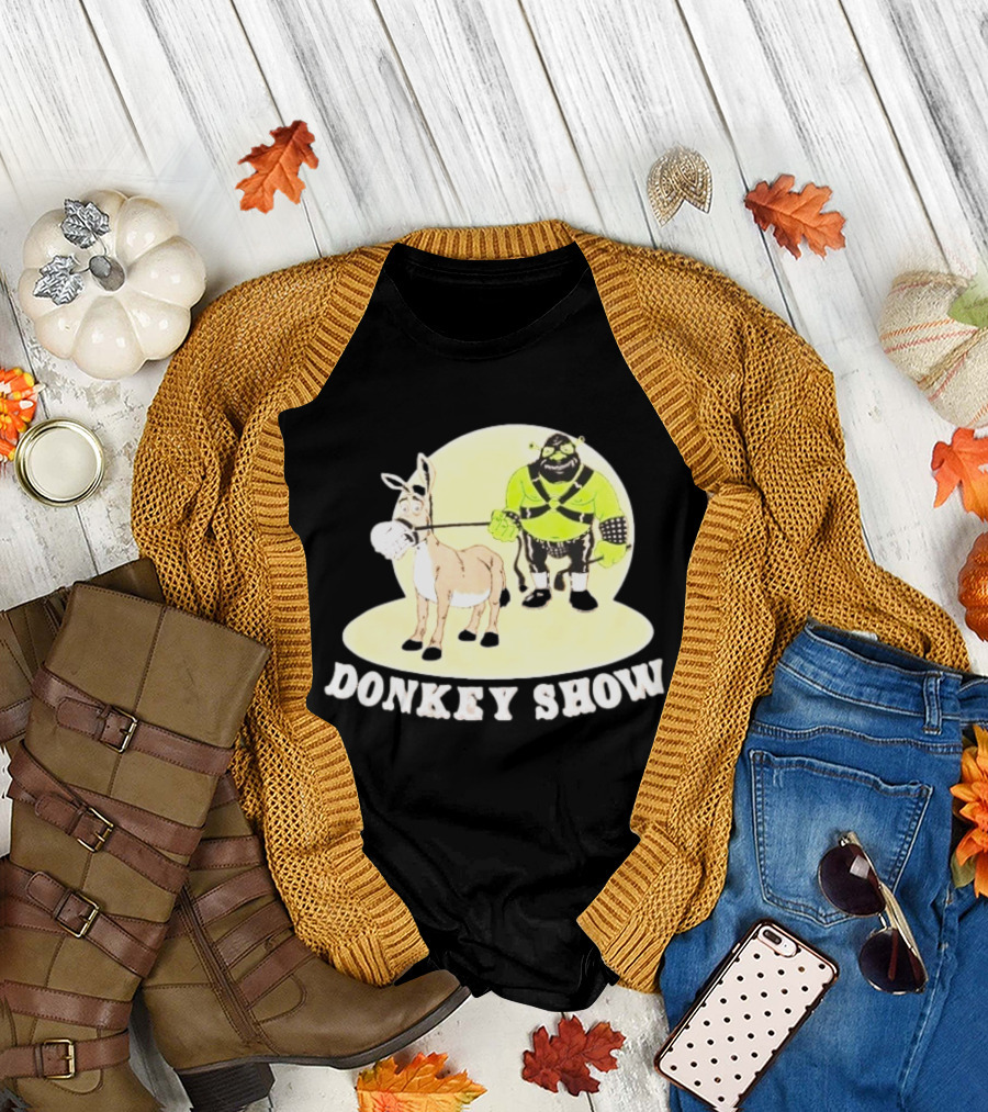 Shrek Gimp Donkey Show Leash T-Shirt