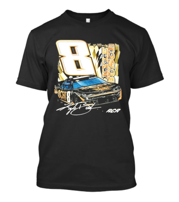 Kyle Busch 8 RCR NASCAR Race Car Signature T-Shirt
