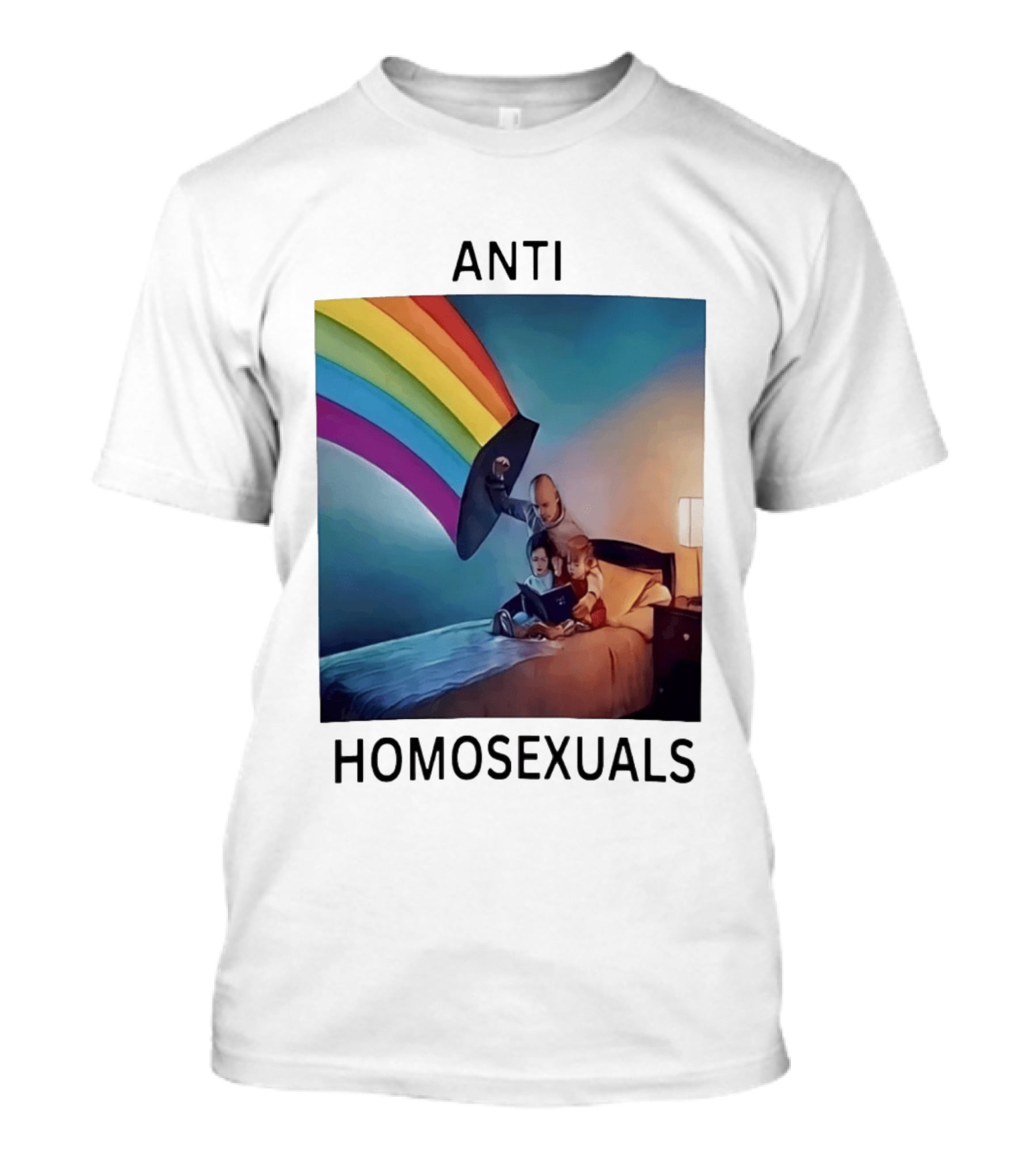 Anti Homosexuals Pride Rainbow T-Shirt