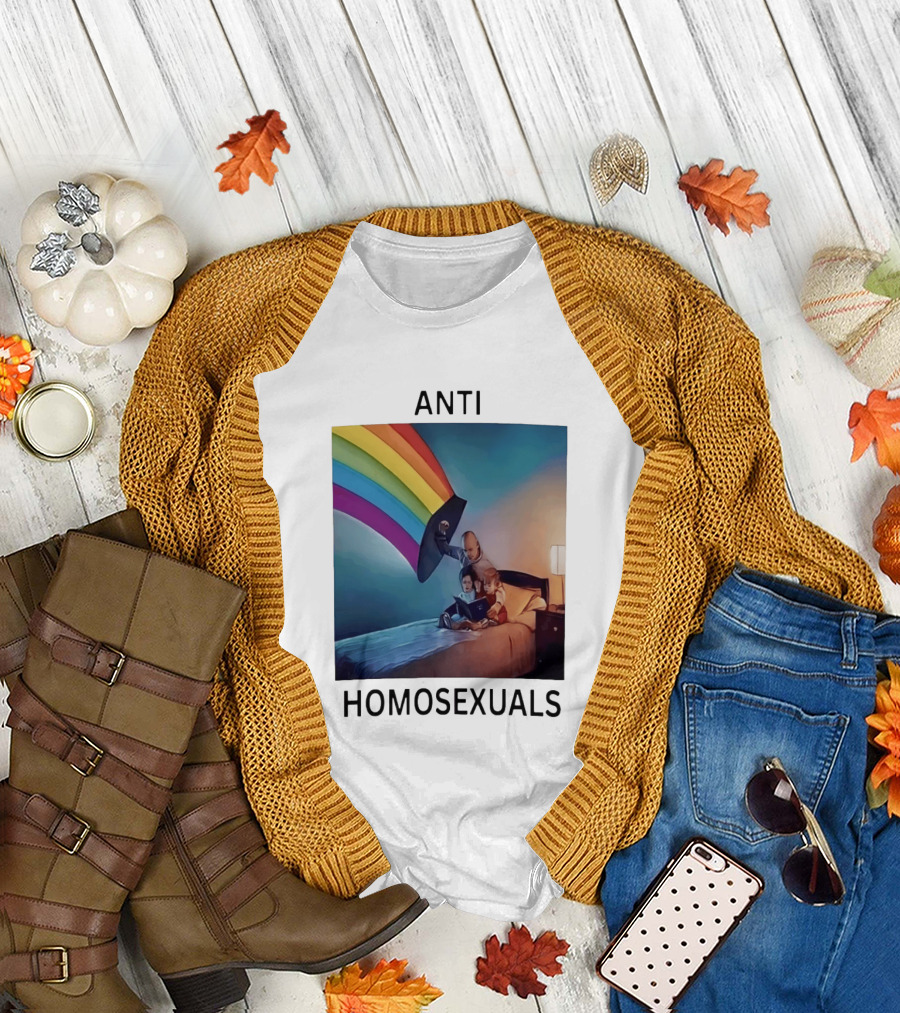 Anti Homosexuals Pride rainbow T-Shirt