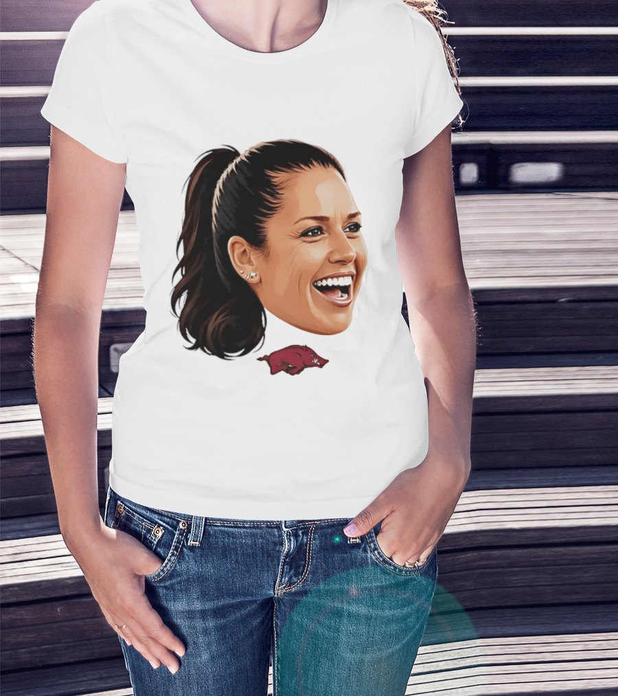 Arkansas Razorbacks Kailey Wyckoff Caricature Sports Team Fan Spirit T-Shirt