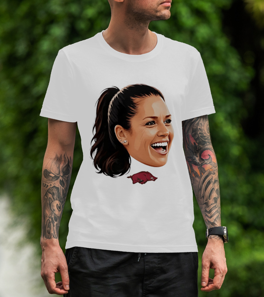 Arkansas Razorbacks Kailey Wyckoff Caricature Sports Team Fan Spirit T-Shirt