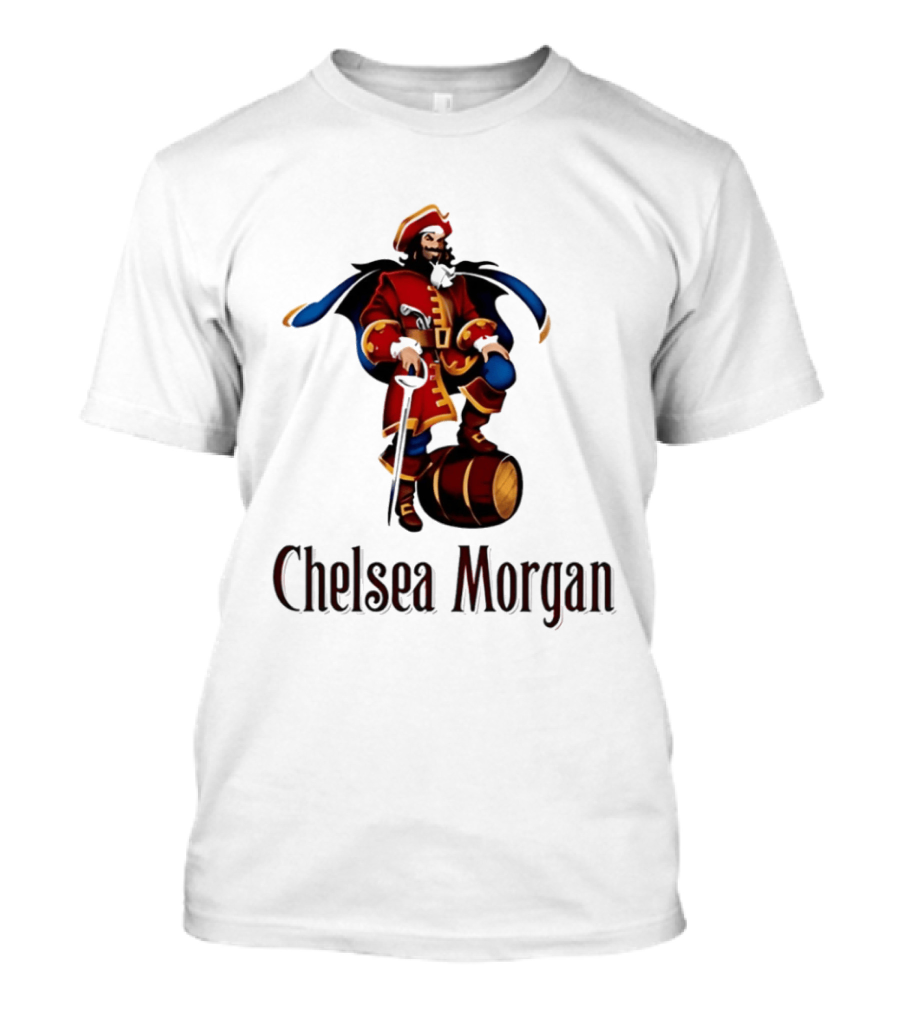 Chelsea Morgan Pirate Captain Red Coat T-Shirt