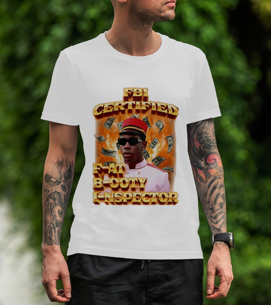 FBI Certified F At B Ooty I Nspector Money Explosion T-Shirt