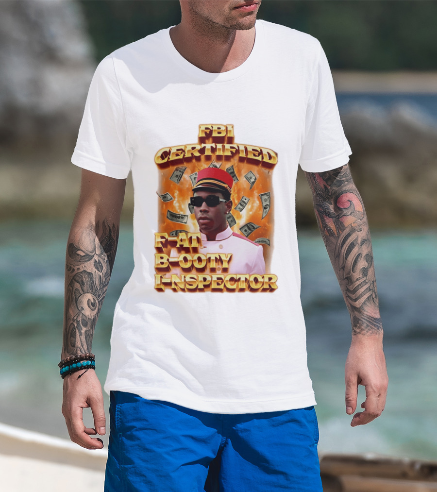 FBI Certified F At B Ooty I Nspector Money Explosion T-Shirt