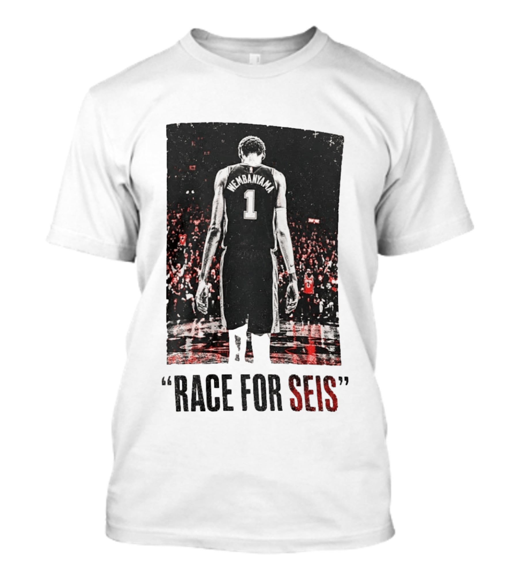 Victor Wembanyama Number 1 Race For Seis San Antonio Spurs T-Shirt