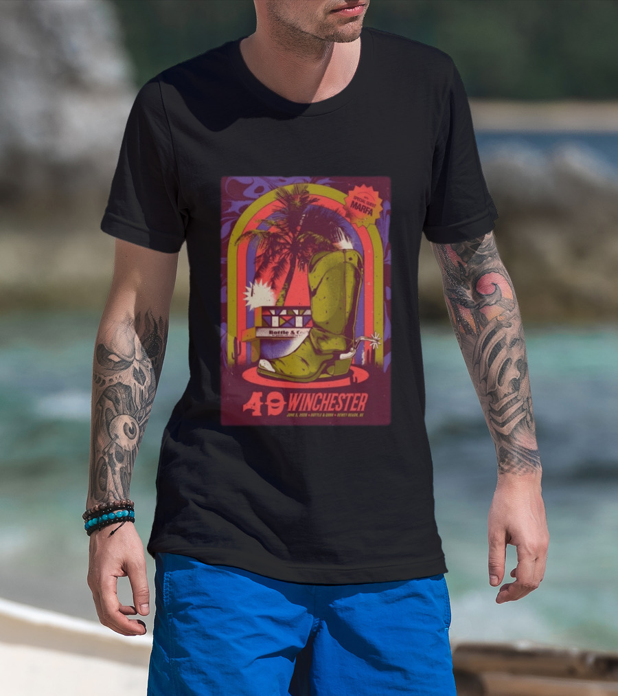 49 Winchester June 5 2026 Bottle & Cork Dewey Beach DE Special Guest Marfa T-Shirt