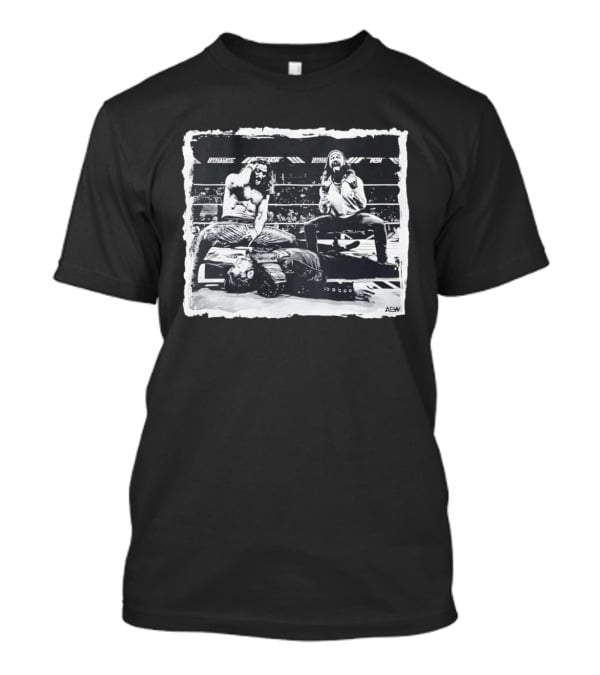 AEW Dynamite Young Bucks Adam Cole Wrestling Ring Pose T-Shirt