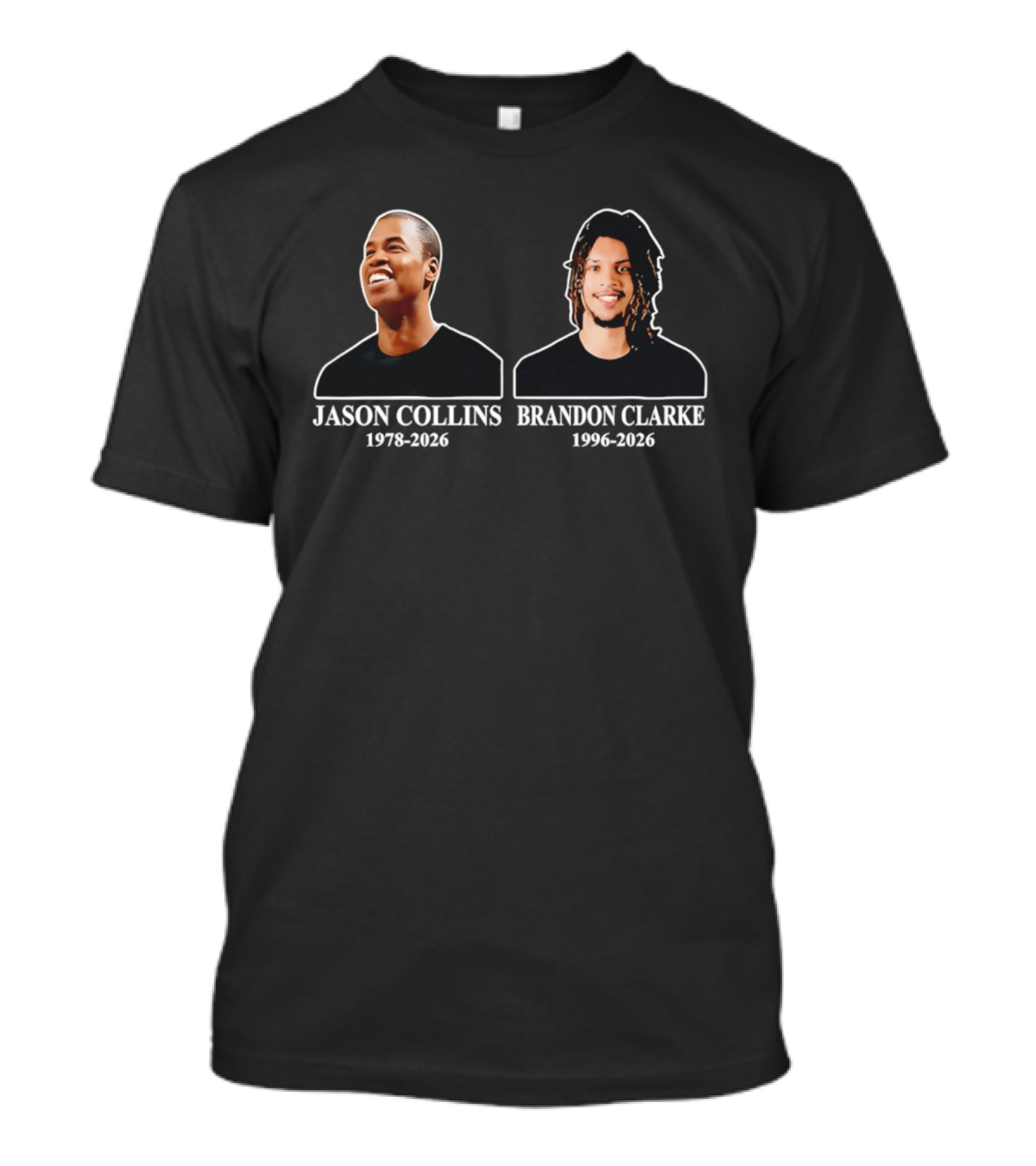Allen Iverson Jason Collins Brandon Clarke 1978 2026 1996 2026 T-Shirt